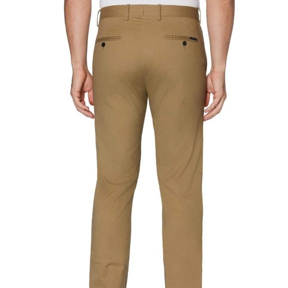 Perry Ellis Mens Pants 32*34 Chino Khaki Resist - Picture 2 of 14